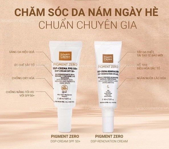 Kem Dưỡng Trắng Da Ban ngày MartiDerm Pigment Zero DSP Renovation Cream