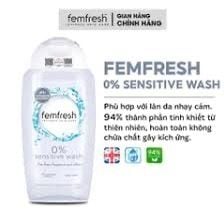 Dung dịch vệ sinh phụ nữ Femfresh 0% sensitive Wash 250ml