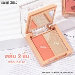 Bảng Phấn Mắt 4 Ô Sivanna Color Pocket Candy Face Palette