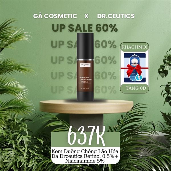 Kem Dưỡng Chống Lão Hóa Da Drceutics Retinol 0.5%+ Niacinamide 5%