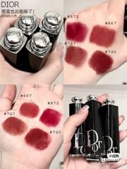 SON DIOR ADDICT HYDRATING SHINE LIPSTICK #727-đỏ nâu minisize 1,6g full box