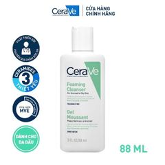 CeraVeSữa Rửa Mặt CeraVe Sạch Sâu Cho Da Thường Đến Da Dầu 88ml