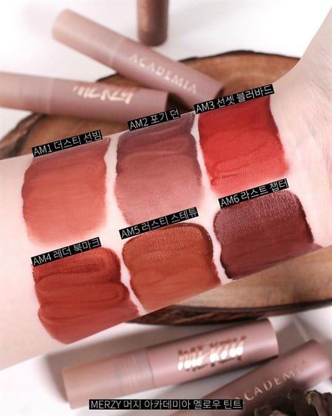 Son Kem Lì Merzy Academia Mellow Tint