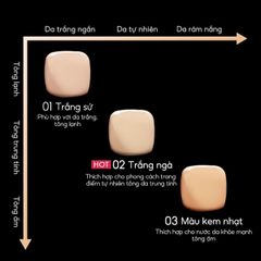 ￼Phấn nước CARSLAN nam châm đen che phủ toàn diện kiềm dầu lâu trôi 24h #01