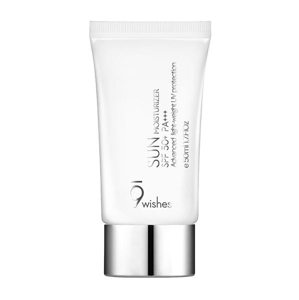 Kem Chống Nắng Cấp Ẩm, Làm Dịu Da 9 Wishes Sun Moisturizer Advanced Light-weight UV Protection SPF50/PA+++ 50ml