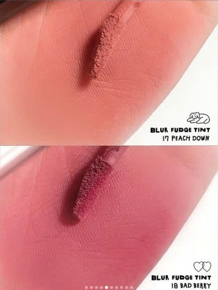 Son Kem Lì Romand Blur Fudge Tint x Inapsquare Black Spectrum Collection #17 Peach Down (Màu Cam Đào) 5g