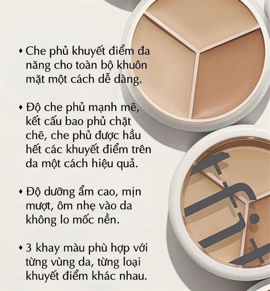 Bảng Che Khuyết Điểm Tfit Cover Up Pro Concealer 15g