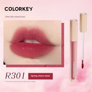 Son Kem Lì Colorkey watery matte lip tint #R301-hồng khô