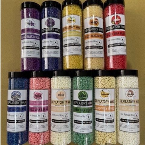 Sáp wax lông nóng hạt đậu huỷ -hũ 400g ngẫu nhiên