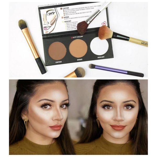 Bảng phấn tạo khối citicolor contour effects palette