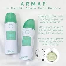 Xịt thơm body mist ARMAF le parpait pour femme 200ml -nữ