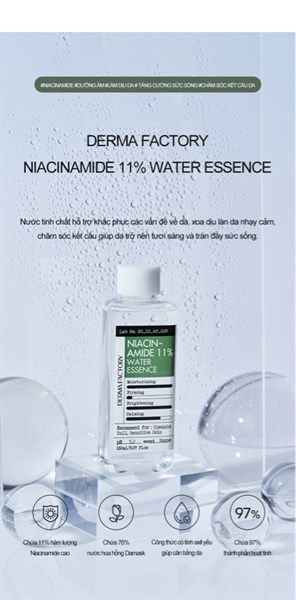 Derma Factory Niacinamide 11% Water Esence 150ml