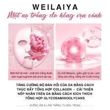 Mặt nạ trắng da hồng vạn cánh Weilaiya