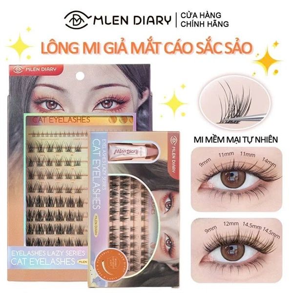 Mi giả sợi mlen 48 mi mắt mèo nhỏ