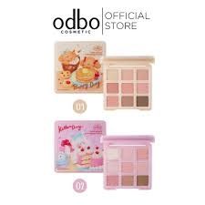 bảng phấn mắt ODBO sweet munch eyeshadow palette #puppyday