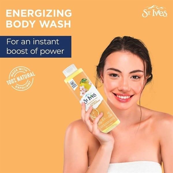 Sữa Tắm ST. Ives Citrus & Cherry Blossom Chanh Đào 650ml