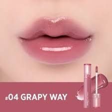 Son Bóng Romand Glasting color gloss #04 grapy way