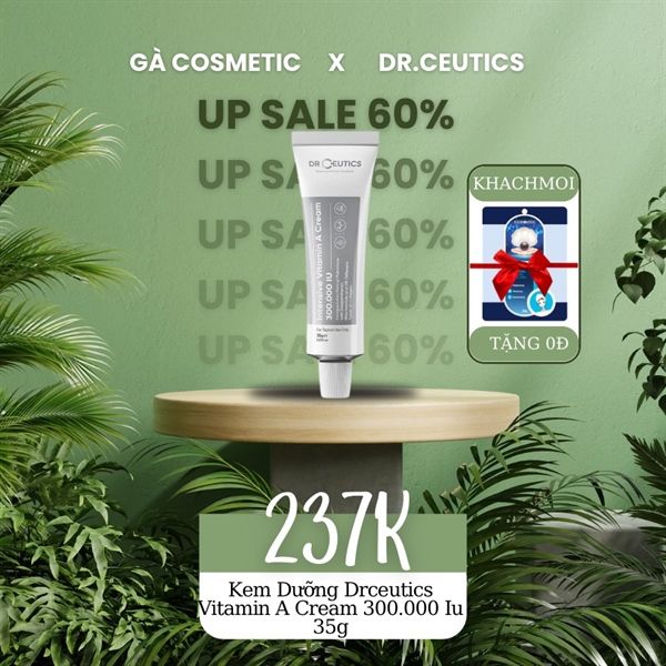 Kem Dưỡng Drceutics Vitamin A Cream 300.000 Iu 35g