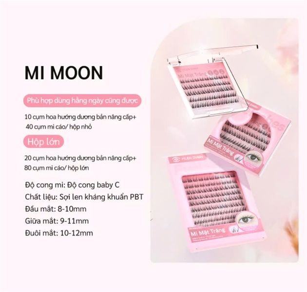 Mi giả Mlen Diary Mi Moon mặt trăng (hộp nhỏ)