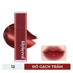 Son Tint lì Lilybyred Bloody Liar Coating #12 Black Rose Apple - Đỏ Gạch Trầm