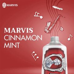 kem đánh răng siêu xịn Marvis trắng răng khử mùi #đỏ-quế bạc hà