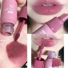 Son kem lì Peripera Ink Velvet 28 Mauveful Nude 4g - Màu Hồng Tím