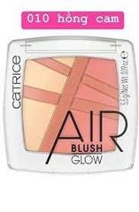 Phấn Má Hồng Catrice Air Blush Glow 5.5g căng bóng #010 hồng cam