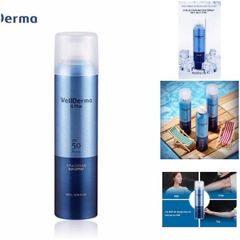 Chống Nắng Dạng Xịt Chống Trôi, Giảm Nhiệt, Làm Mát Da WellDerma G PLus Cooling Sun Spray SPF 50 PA+++ ( Mẫu Mới )