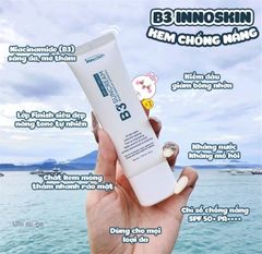 Kem chống nắng b3 innoskin chống nắng kiềm dầu suốt 24h