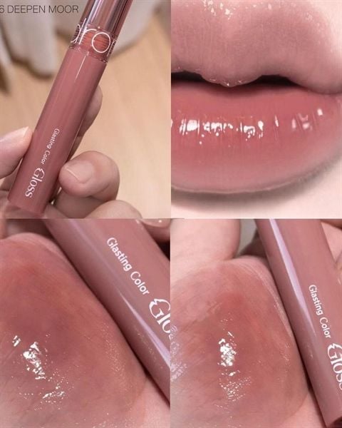 Son Bóng Romand Glasting color gloss #02 nutty vague