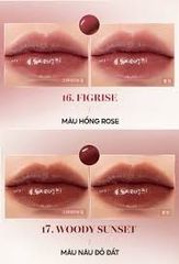 Son tint bóng ROMAND GLASTING water tint #17 woody sunset nâu đất
