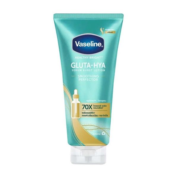 Dưỡng thể Vaseline 70x Gluta HYA dướng ẩm sâu - Xanh ngọc 300ml