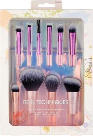 Bộ Cọ Real Techniques Travel Fantasy Mini Brush Kit 10 Cây