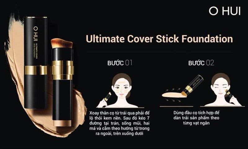 Kem Nền Dạng Thỏi Ohui Ultimate Cover Stick Foundation