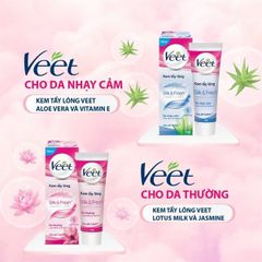 Kem tẩy lông Veet Silk And Fresh 25g