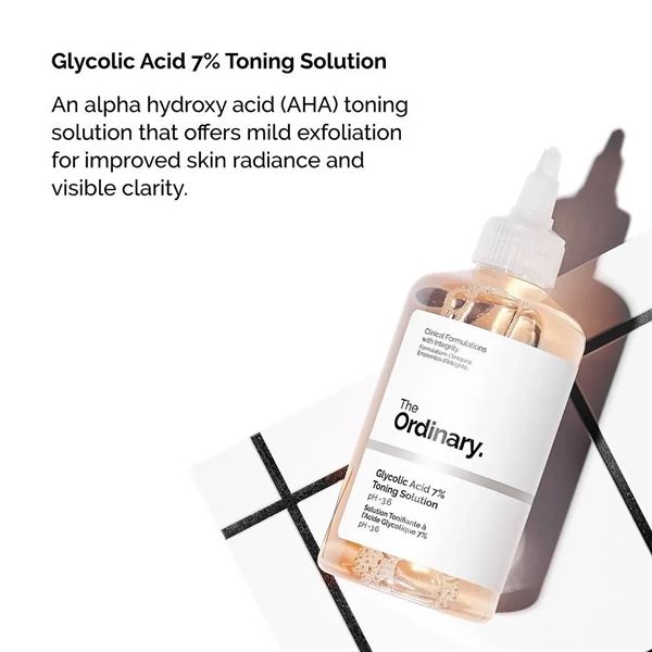 Nước hoa hồng The Ordinary Glycolic Acid 7% Toning size 100ml