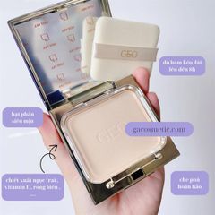 Phấn phủ nén GEO SEMPRE C WATER TWO WAY + Tặng kèm lõi refill
