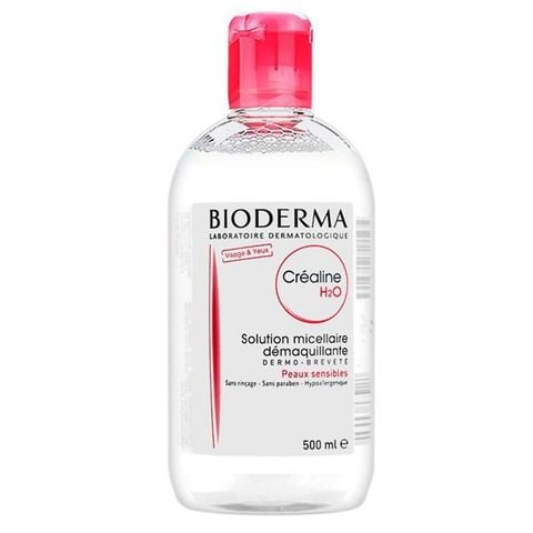 [MẪU MỚI] Nước Tẩy Trang Bioderma H2O Pháp màu hồng dành cho da nhạy cảm, da khô 500ml