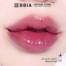 Son Tint Bóng Thuần Chay BBIA Gardenia Leau Tint #03 lilac hồng mận