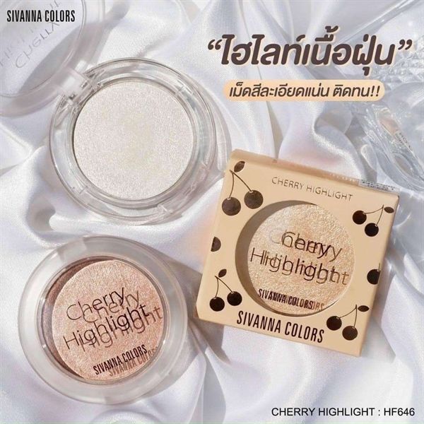 Phấn Bắt Sáng Sivanna Colors Cherry Highlight