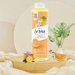 Sữa Tắm ST. Ives Citrus & Cherry Blossom Chanh Đào 650ml