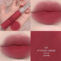 Son kem lì 3ce hazy lip clay #type girl-hồng lạnh