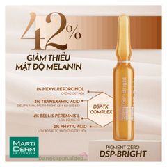 Serum Dưỡng Trắng Da Mặt MartiDerm Pigment Zero DSP Bright Hộp 30 Ống( lẻ 5 ống)