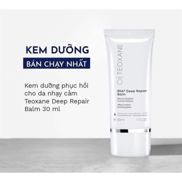 Kem dưỡng phục hồi cho da nhạy cảm Teoxane Deep Repair Balm 30 ml