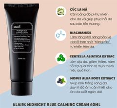 Kem Dưỡng Ẩm Klairs Làm Dịu & Phục Hồi Da Ban Đêm 60ml