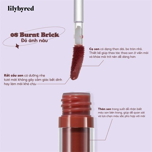 Son Tint Bóng LILYBYRED Glassy Layer Fixing Tint 16
