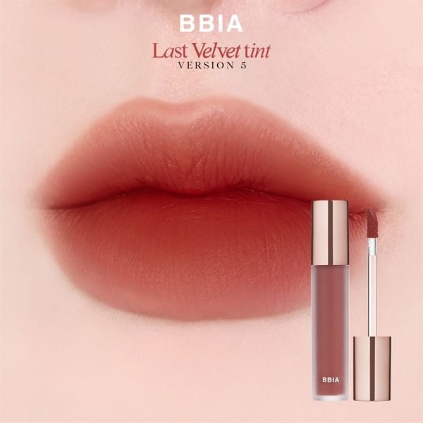 Son kem lì Bbia Velvet Lip Tint 24 màu đỏ hồng đất
