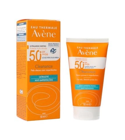 [Loại 50ml] Kem Chống Nắng Avene Dry Touch Fluide /Avene Mattifying Cleanance SPF50+ 30ml