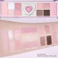 Bảng Phấn Mắt trái tim Peripera All Take Mood Like Palette #04-cool blush
