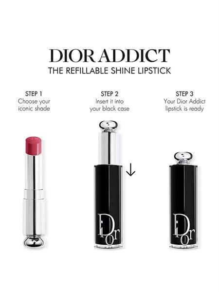 SON DIOR ADDICT HYDRATING SHINE LIPSTICK #652-hồng nude minisize 1,6g full box